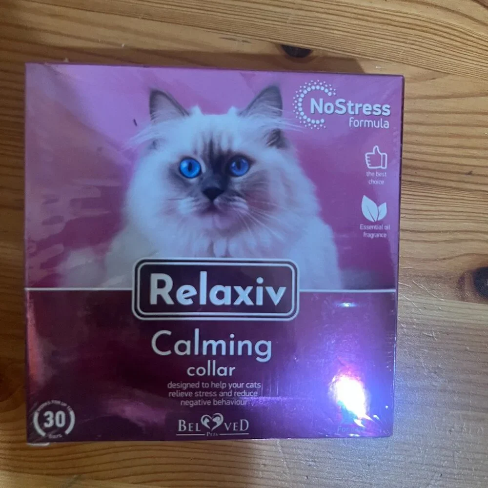 Cat Calming Collar & Pet Anti Anxiety Products Feline Calm Pheromones Collars